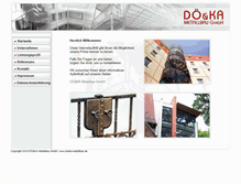 Tablet Screenshot of doeka-metallbau.de